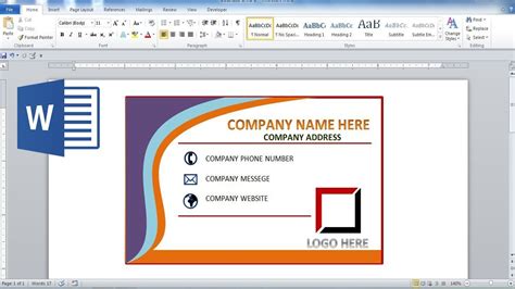 how to make a smart business card|creating business cards in word.